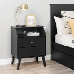 2 Drawer Milo Mid-Century Modern Nightstand With Angled Top - Prepac -DreamNest Store GUEST 511a8d0e c1a0 4669 aa0a c58ba928e728