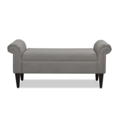 Jennifer Taylor Home Kathy Roll Arm Entryway Accent Bench -DreamNest Store GUEST 520bedd6 9e99 4979 9a93 9120f14ae565