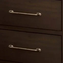 Nightstand With 2 Drawers And Metal Bar Pulls - Benzara -DreamNest Store GUEST 52133099 de5f 4122 b7e4 624742c45e7e