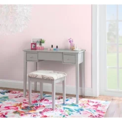 Butterfly Vanity And Stool - Linon 27 Butterfly Vanity And Stool - Linon -DreamNest Store GUEST 528f10a9 43c0 4172 b99d d74001d17a76