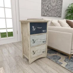 Wood 3 Drawer Chest White - Olivia & May -DreamNest Store GUEST 53b6980a fa33 46f0 90a3 b9b6b535ac32