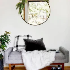 Verken Mid Century Modern Settee Bench - Threshold™ 19 Verken Mid Century Modern Settee Bench - Threshold™ -DreamNest Store GUEST 53e43629 fa4d 4f8e b805 dc6a74a97c71