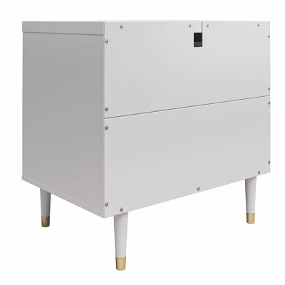 Elizabeth Nightstand Gray - CosmoLiving By Cosmopolitan 5 Elizabeth Nightstand Gray - CosmoLiving By Cosmopolitan - Image 5