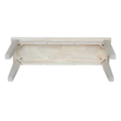 Shaker Style Bench Unfinished - International Concepts -DreamNest Store GUEST 54a539b1 5c09 4110 8486 1bc3c112ee1b