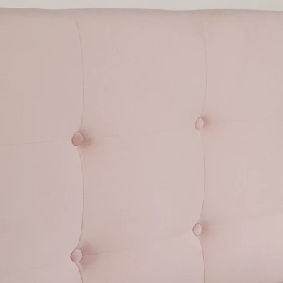 Full Hype Upholstered Bed Set Pale Pink - South Shore 6 Full Hype Upholstered Bed Set Pale Pink - South Shore - Image 6