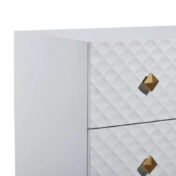 Modern 3 Drawer Wooden Chest White - Olivia & May -DreamNest Store GUEST 55958cf3 c2ec 48b8 953e 2d1e3bcb9f8f