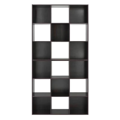 Whitmor 9 Section Cube Organizer Espresso 8 Whitmor 9 Section Cube Organizer Espresso - Image 8