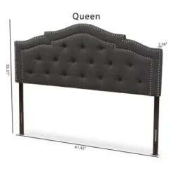 Queen Edith Modern And Contemporary Fabric Headboard Dark Gray - Baxton Studio 9 Queen Edith Modern And Contemporary Fabric Headboard Dark Gray - Baxton Studio -DreamNest Store GUEST 569b35a0 0ec5 4b0f bca9 f7498e6a4a8f