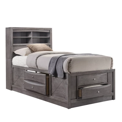 Madison Storage Bed Gray - Picket House Furnishings 1 Madison Storage Bed Gray - Picket House Furnishings