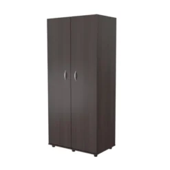 2 Door Wardrobe/Armoire Espresso - Inval -DreamNest Store GUEST 5761878c 4bb5 4133 80bb 57b1e6fa7c3a