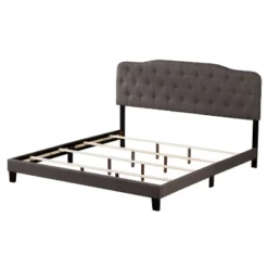 Queen Nicole Upholstered Bed In One Stone Fabric - Hillsdale Furniture -DreamNest Store GUEST 5913525f 62d9 46a6 89fd 91b686d9f880