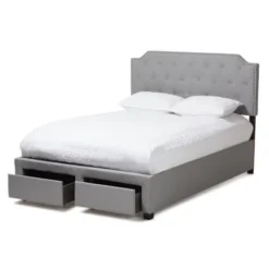 Aubrianne Modern And Contemporary Fabric Upholstered Storage Bed Gray - Baxton Studio -DreamNest Store GUEST 59217790 5984 4015 97c3 2f6a82488228