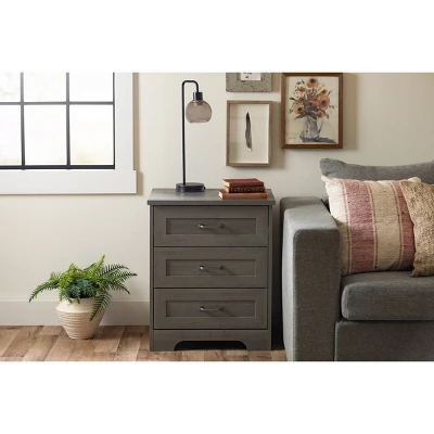 Harma End Table Gray Maple - South Shore 1 Harma End Table Gray Maple - South Shore