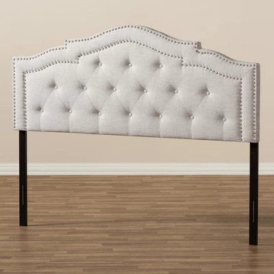 Queen Edith Modern And Contemporary Fabric Headboard Beige - Baxton Studio 4 Queen Edith Modern And Contemporary Fabric Headboard Beige - Baxton Studio - Image 4