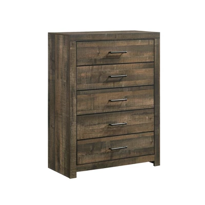 Beckett 5 Drawer Chest Walnut - Picket House Furnishings 1 Beckett 5 Drawer Chest Walnut - Picket House Furnishings