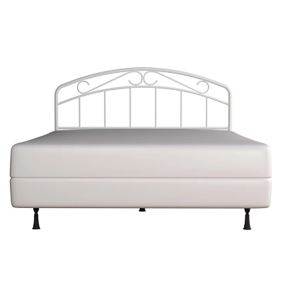 Jolie Metal Arched Scroll Design Headboard And Bed Frame White - Hillsdale Furniture 1 Jolie Metal Arched Scroll Design Headboard And Bed Frame White - Hillsdale Furniture
