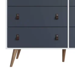 Set Of 2 Amber 6 Drawer Double Wide Dresser And 4 Tall Drawer Dresser - Manhattan Comfort 29 Set Of 2 Amber 6 Drawer Double Wide Dresser And 4 Tall Drawer Dresser - Manhattan Comfort -DreamNest Store GUEST 5b4d3b83 37eb 4edb 97de 973a86aa44ec