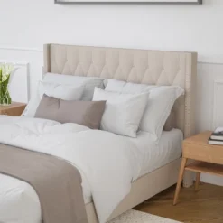 Merrick Lane Upholstered Platform Bed With Button Tufted Headboard 9 Merrick Lane Upholstered Platform Bed With Button Tufted Headboard -DreamNest Store GUEST 5b90ceea 4318 42f2 9666 003201ba9c1d