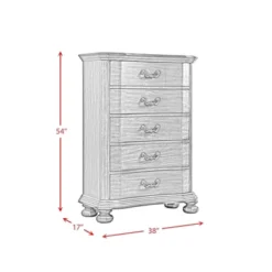 Serena 5 Drawer Chest Espresso - Picket House Furnishings -DreamNest Store GUEST 5d27cd8c dcb8 49a0 bb9a b9e980adac9b