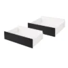 Set Of 2 Select Storage Drawers On Wheels - Prepac