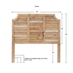 Queen Sonoma Headboard Natural -DreamNest Store GUEST 5d408cf1 cdba 4afa abc4 23cf89a0928f