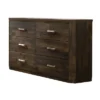 59" Elettra Dresser Rustic Walnut - Acme Furniture