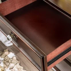 3pc California King Pennings Traditional Bed Set And Nightstand With Chest Dark Walnut - HOMES: Inside + Out 26 3pc California King Pennings Traditional Bed Set And Nightstand With Chest Dark Walnut - HOMES: Inside + Out -DreamNest Store GUEST 5db7a028 eef1 4a12 830a 55c586bc6ae2