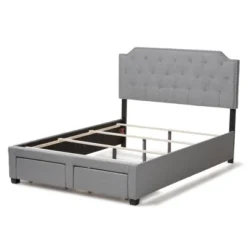 Aubrianne Modern And Contemporary Fabric Upholstered Storage Bed Gray - Baxton Studio -DreamNest Store GUEST 5de37533 5d8a 486e 9aff ff2fe7faf849