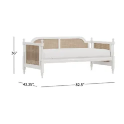 Twin Melanie Upholstered Daybed White Fabric - Hillsdale Furniture -DreamNest Store GUEST 5e0a1819 6a73 4d2d 9f26 04464be7df03