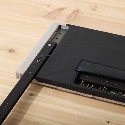 Emmie Adjustable Upholstered Headboard With Square Tufting - Brookside Home 5 Emmie Adjustable Upholstered Headboard With Square Tufting - Brookside Home - Image 5