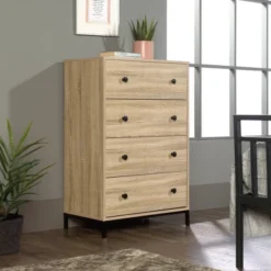 North Avenue 4 Drawer Chest Charter Brown - Sauder -DreamNest Store GUEST 60152a54 8aa1 45dc 8174 246ddcb517e6