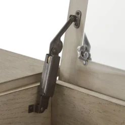 Brunswick Vanity Set With Flip Mirror And Power Strip Gray/Black - Inspire Q -DreamNest Store GUEST 60c82703 7639 4789 89a0 d7a808c18516