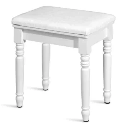 Tangkula 7 Drawers Tri-Folding Vanity Mirror Makeup Dressing Table Set W/ Necklace Hook -DreamNest Store GUEST 61634fc5 8561 4dbf b7ce 11ba8006b7b2