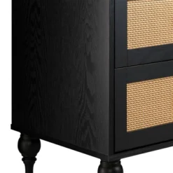 Newcomb 2 Drawer Nightstand Black - Sango -DreamNest Store GUEST 61f51739 7072 4533 b8db b2cfac6ae4fe