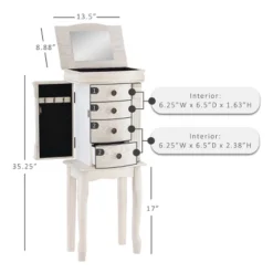 Helene Jewelry Armoire - Powell Company -DreamNest Store GUEST 61fc00af 1933 4110 9c0c 15c8e5639929