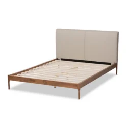 Aveneil Walnut Finished Platform Bed - Baxton Studio -DreamNest Store GUEST 628229b8 2e34 4e3f 8738 f47ac791293b