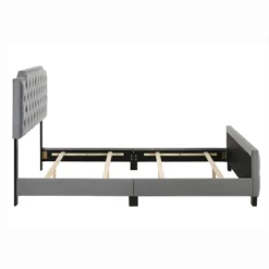 Amando Button Tufted Upholstered Bed - HOMES: Inside + Out -DreamNest Store GUEST 62c53d39 47b1 44bd 9e08 252b14554c39