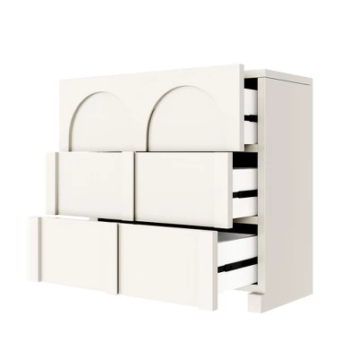 Modern Dresser With Arch Design, Sideboard Cabinet With Storage Spaces-ModernLuxe 5 Modern Dresser With Arch Design, Sideboard Cabinet With Storage Spaces-ModernLuxe - Image 5