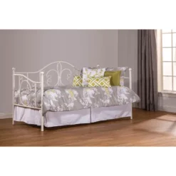 Twin Ruby Daybed With Suspension Deck Textured White - Hillsdale Furniture
