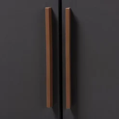 7 Shelf Wardrobe Rikke Two-Tone Wood Storage Cabinet Brown - Baxton Studio -DreamNest Store GUEST 63c6d8de 74b5 4e1f b07c 84fa8614c570