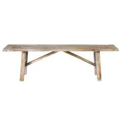 Jerome Rubberwood Bench Brown - East At Main -DreamNest Store GUEST 63d80469 6ecd 4350 8fa0 990168c08ff0