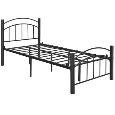 Costway Twin/Full/Queen Size Metal Bed Frame Platform Mattress Foundation With Headboard Footboard 12 Costway Twin/Full/Queen Size Metal Bed Frame Platform Mattress Foundation With Headboard Footboard - Image 12