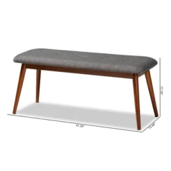 Flora Bench - Baxton Studio -DreamNest Store GUEST 6445de88 1c95 47dc ba35 15a7c16dcdca