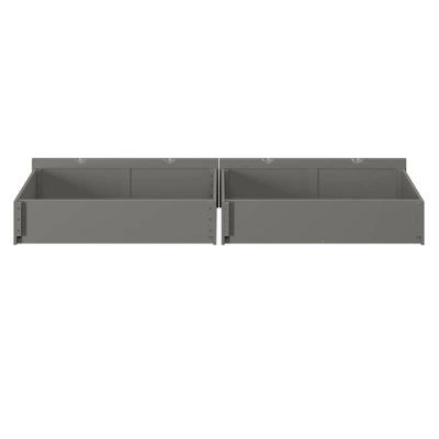Set Of 2 Queen/King/Twin XL Drawers Gray - AFI 4 Set Of 2 Queen/King/Twin XL Drawers Gray - AFI - Image 4