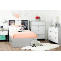 Cookie 4-Drawer Chest Soft Gray And Pure White - South Shore -DreamNest Store GUEST 646cda67 4cd2 41e3 a820 1ce55f2191e7