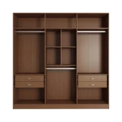 Eldridge Freestanding Wardrobe Maple Cream - Manhattan Comfort -DreamNest Store GUEST 647baf29 55b8 4aab b3e2 fc63ec085504