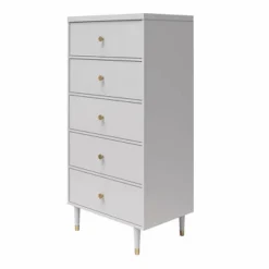 Elizabeth 5 Drawer Dresser Dove Gray - CosmoLiving By Cosmopolitan -DreamNest Store GUEST 64a5a14b 45bd 47ad 853a c660095dc775