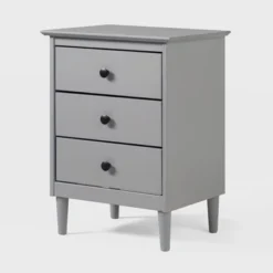 Stiva Classic Mid-Century Modern 3 Drawer Nightstand - Saracina Home -DreamNest Store GUEST 6616b2bb 5915 4959 a94b 59921dc18992