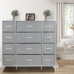 Sorbus Drawer Dresser For Bedroom Clothes Storage White
