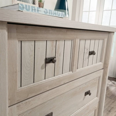 Costa 4 Drawer Chest Chalked Chestnut - Sauder 2 Costa 4 Drawer Chest Chalked Chestnut - Sauder - Image 2